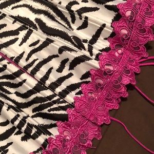 Frederick's of Hollywood Other - Cute zebra print bustier (fuschia, black & white) Frederick's of Hollywood Other - Cute zebra print bustier (fuschia, black & white)